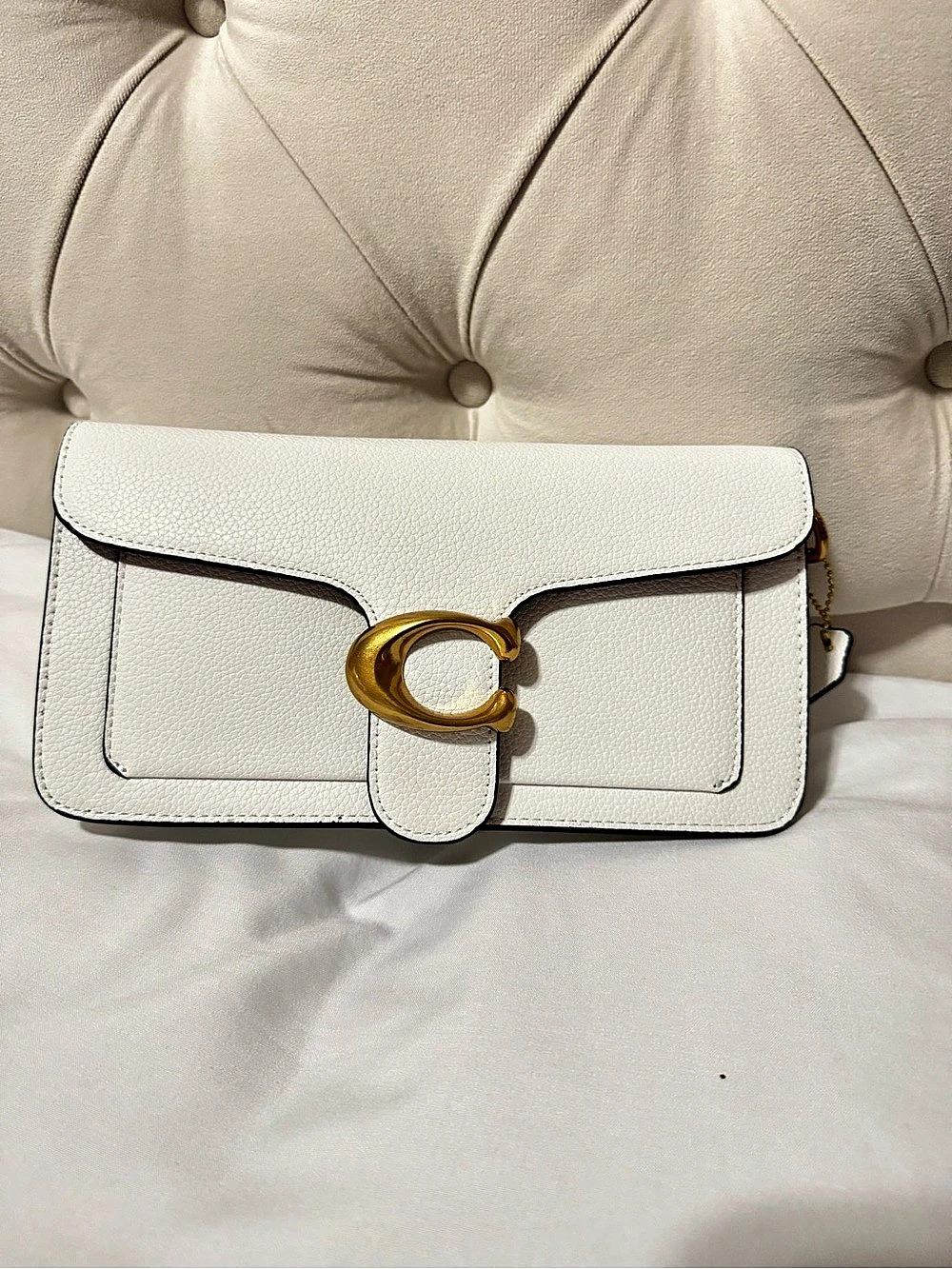 Coach Tabby Shoulder Bag 26 in White